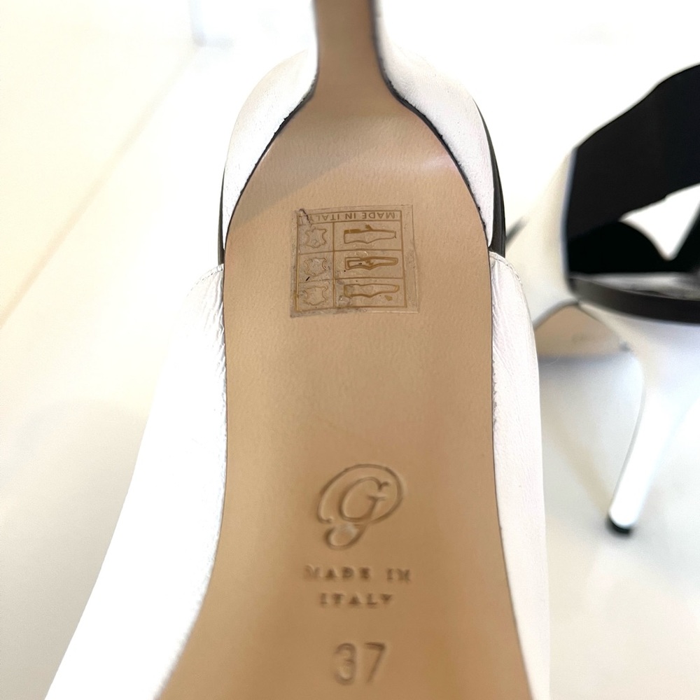 M-GEMI Italian Designer Leather Heels - Picture 6 of 7